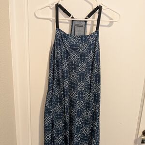 Oiselle Blue Textured Dress